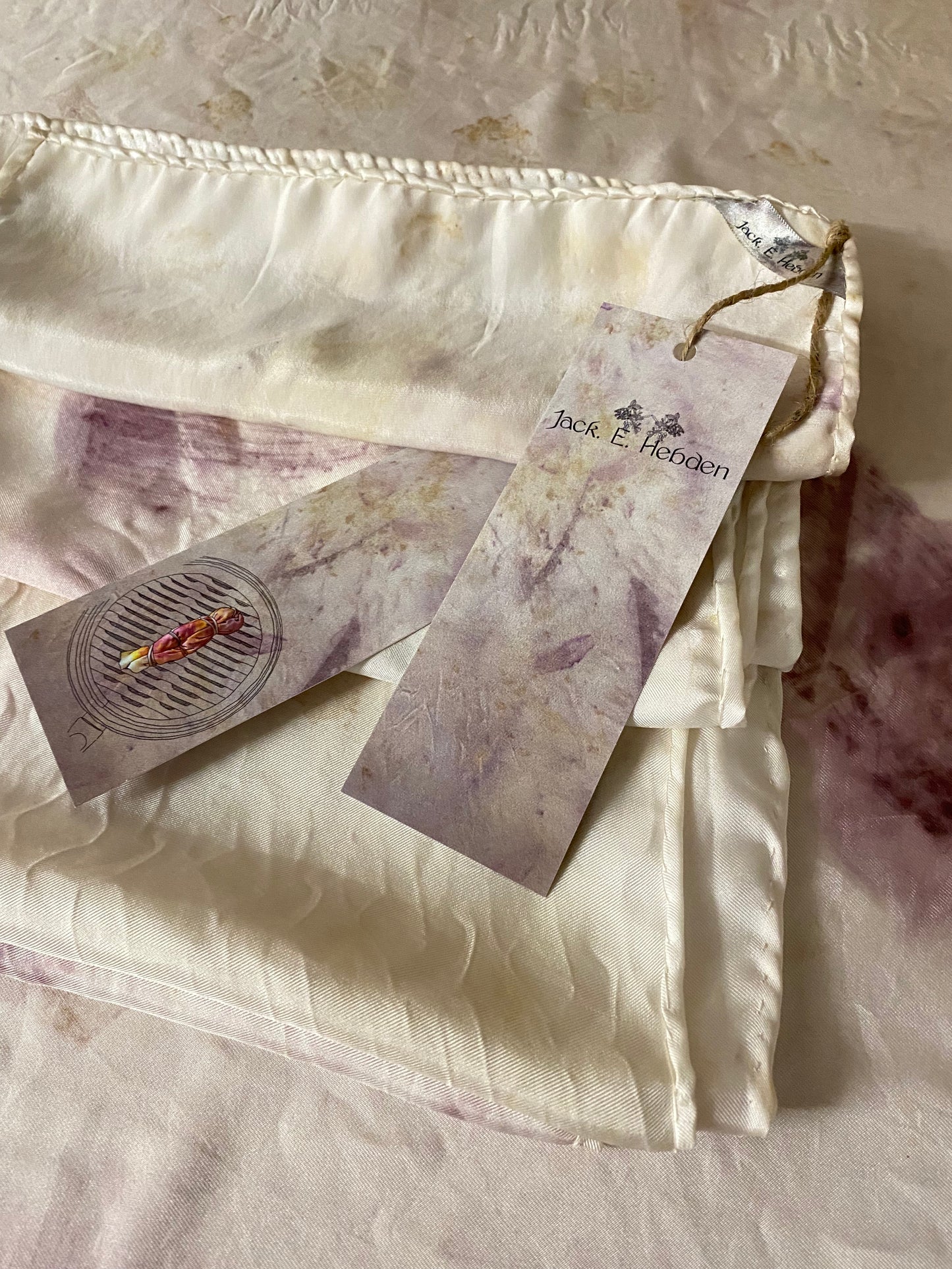 Hand Dyed Habotai Silk
