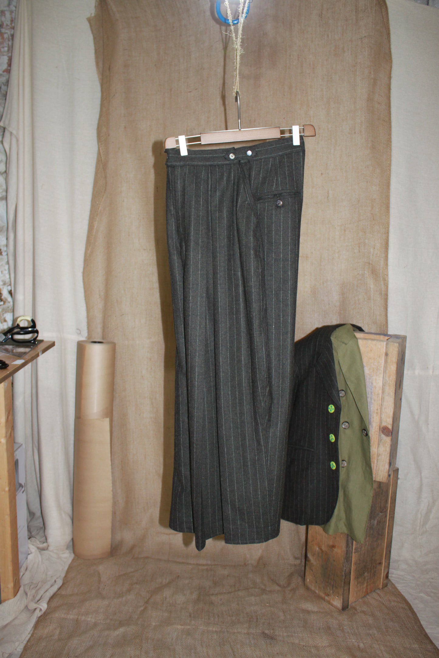 Limited Edition Bespoke Pleated Trousers