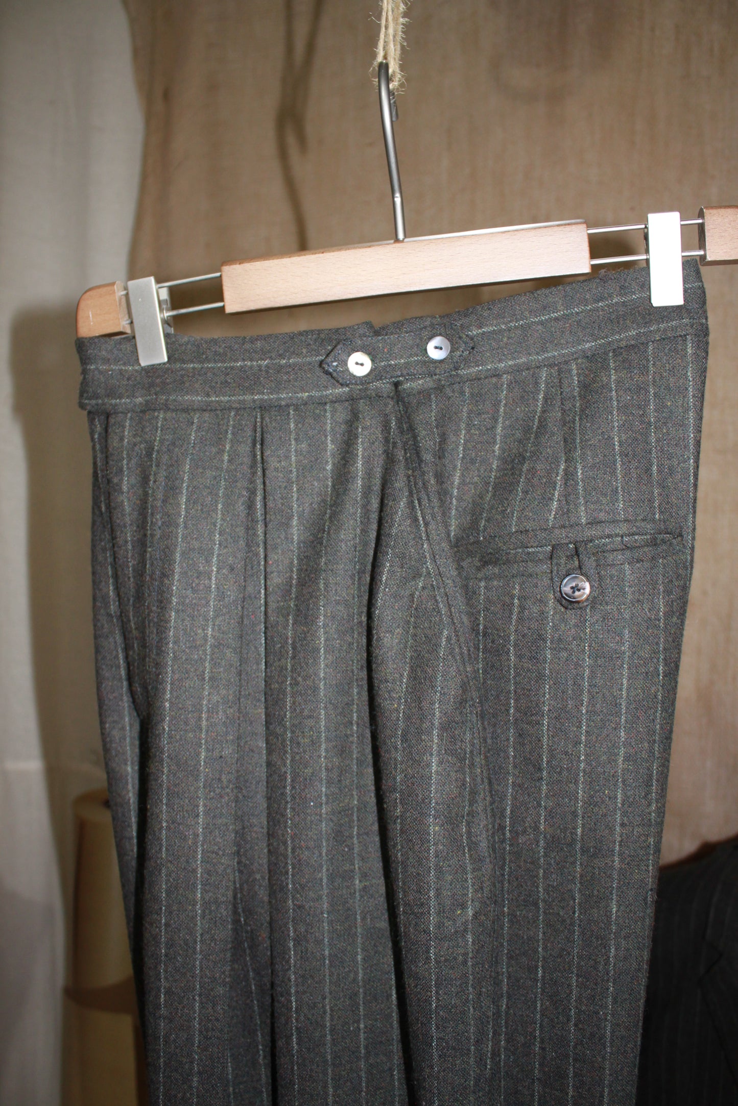 Limited Edition Bespoke Pleated Trousers