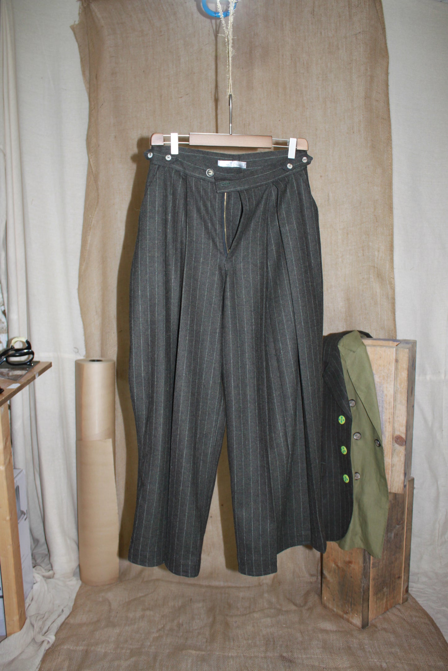 Limited Edition Bespoke Pleated Trousers