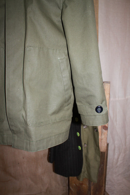 Waxed Cotton Bespoke Cropped Mackintosh