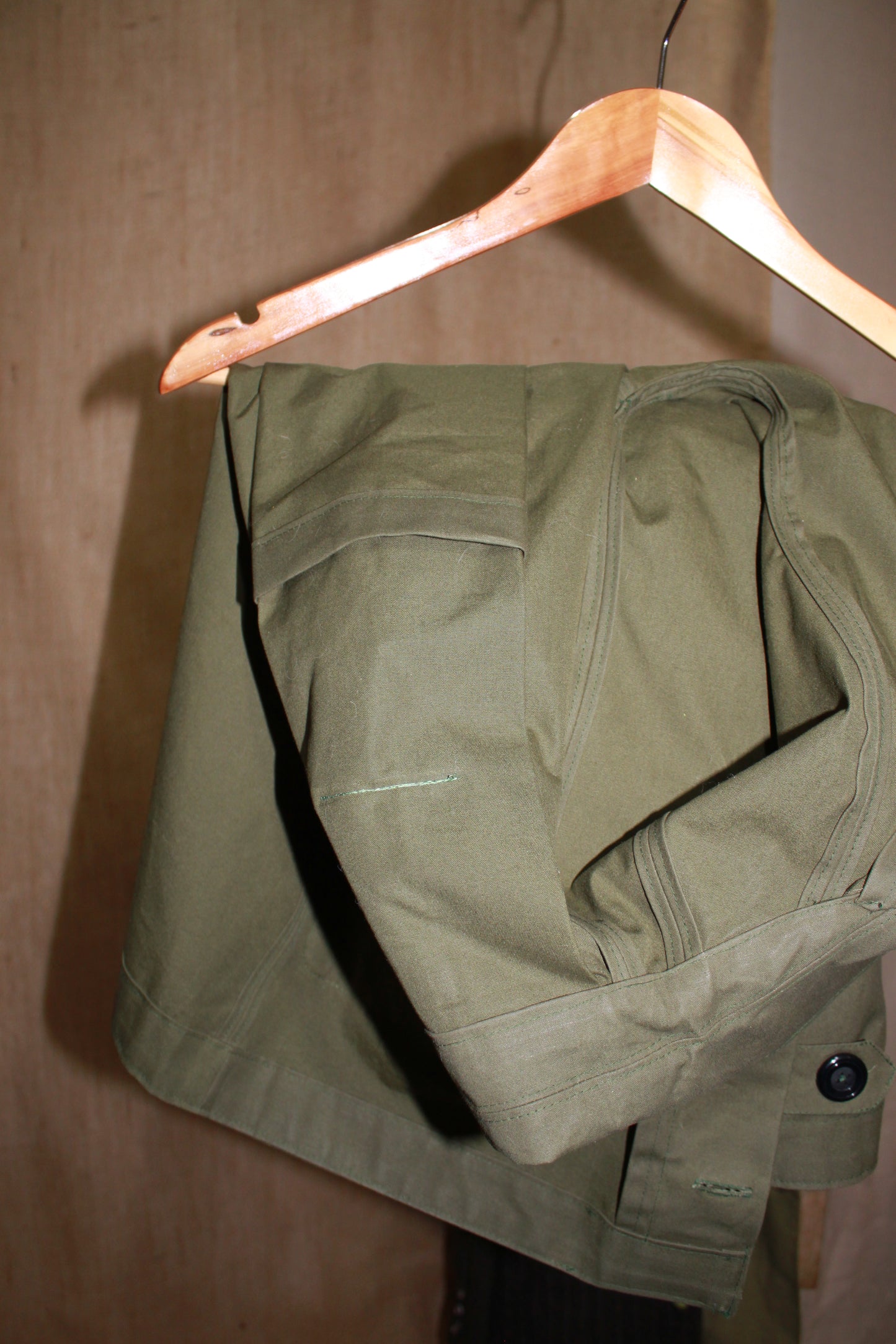 Waxed Cotton Bespoke Cropped Mackintosh