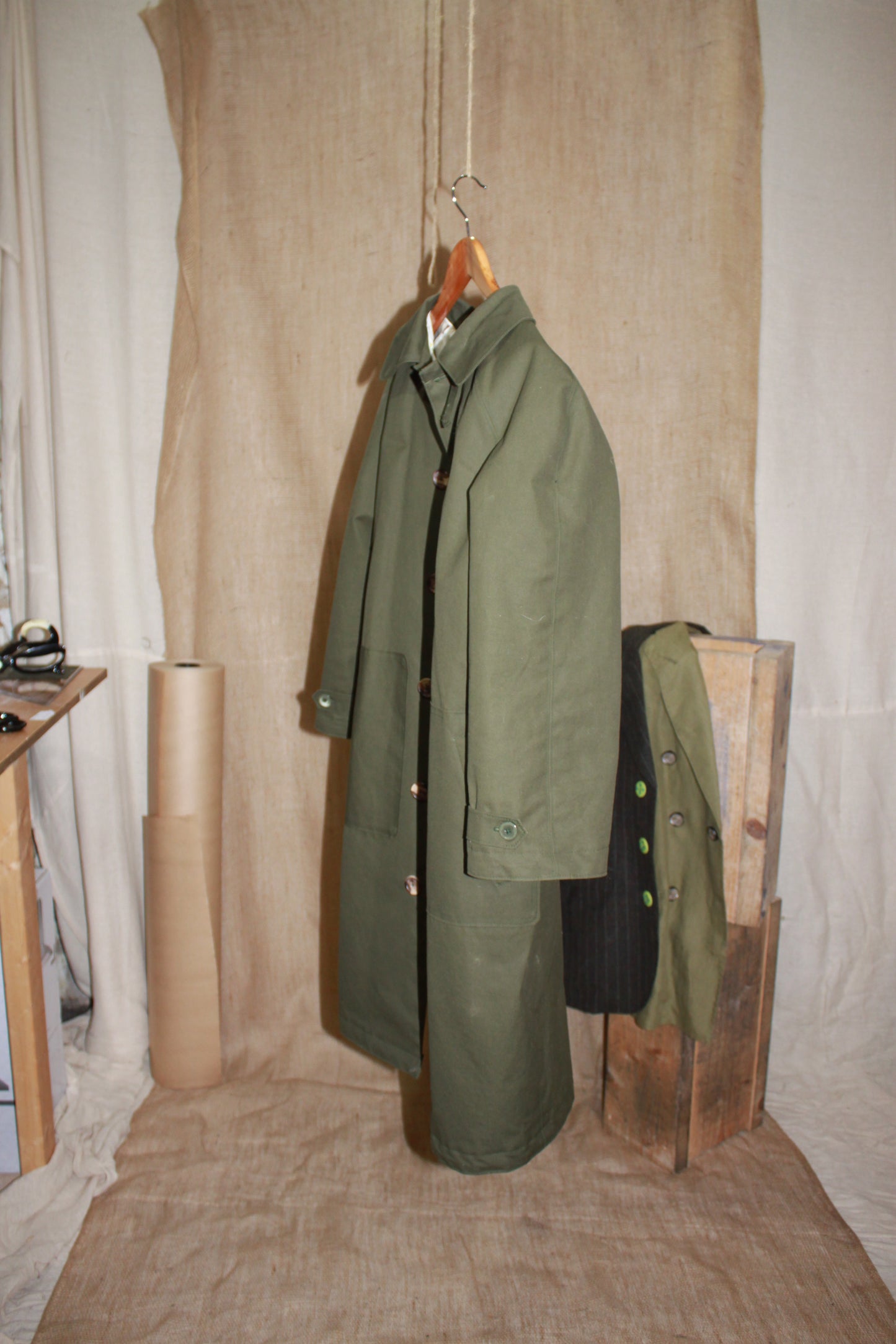 Waxed Cotton Bespoke Mackintosh