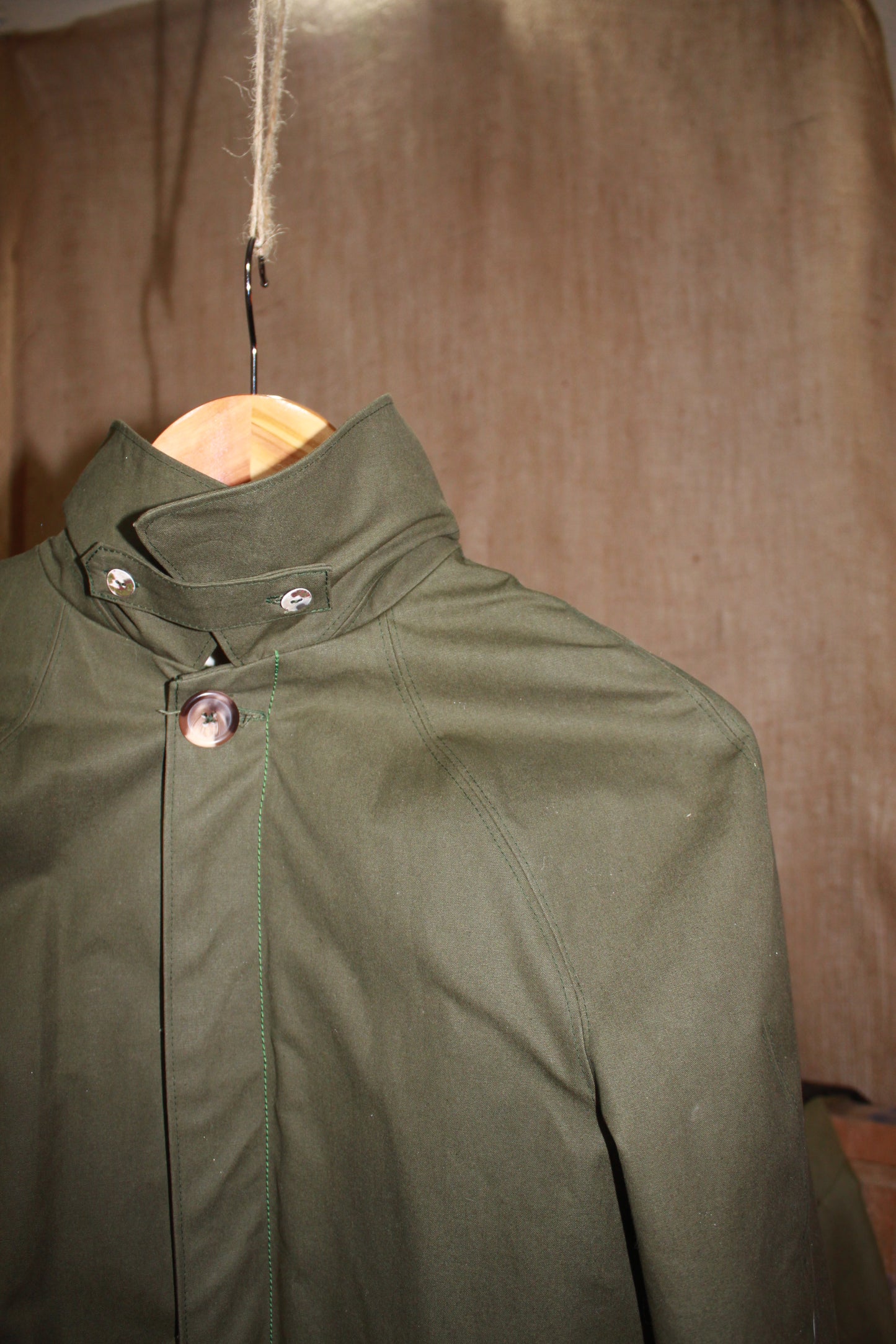Waxed Cotton Bespoke Mackintosh
