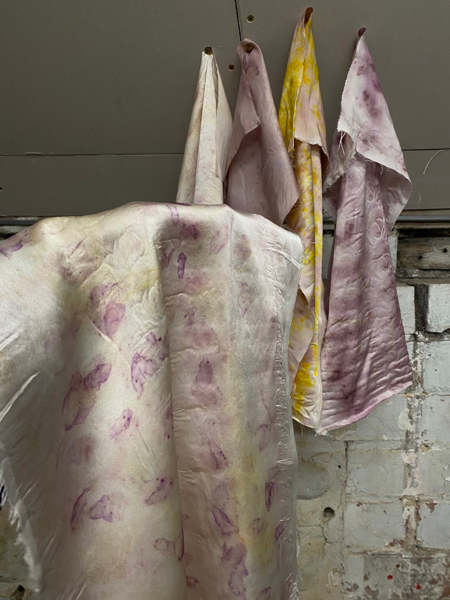 Hand Dyed Habotai Silk