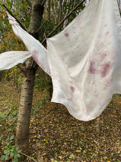Hand Dyed Habotai Silk