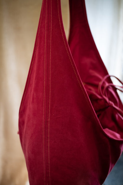 The Slouchy Coal Satchel