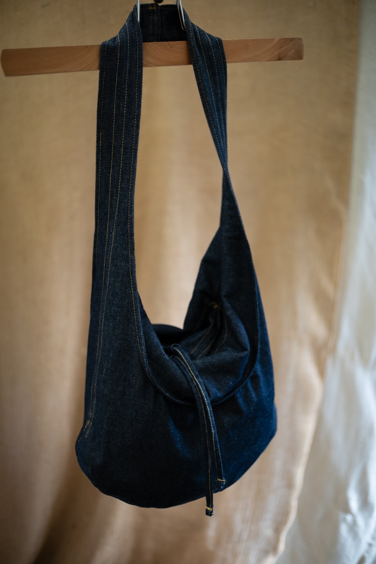 The Slouchy Coal Saddlebag